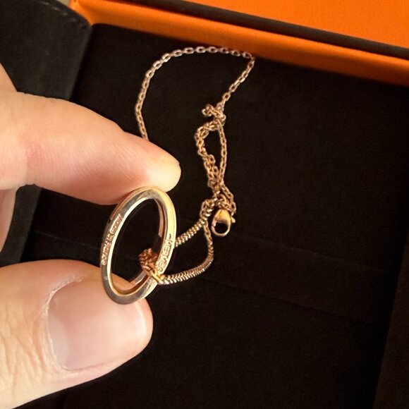 Hermes Hermès Necklace Pendant White - not the mini size one - Picture 11 of 16